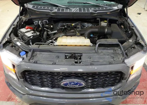 2021 Ford F150 Super Cab из США, поврежденный, VIN 1FTEX1EP2MFA83401